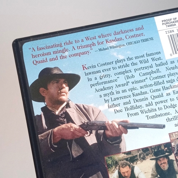 Wyatt Earp DVD Gene Hackman Kevin Costner Dennis Quaid 1994 Western - Picture 3 of 11